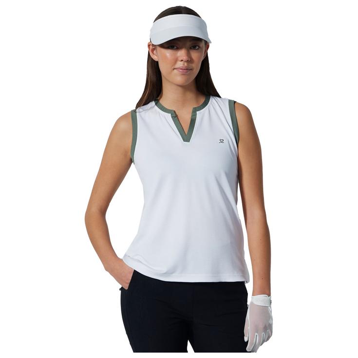 Daily Sports Polohemde Massy Sl Polo Shirt White Khaki Green Präsentation