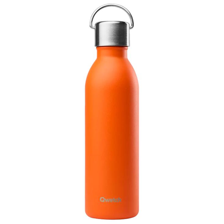 Qwetch Trinkflasche Active 600ml Matt Orange Präsentation