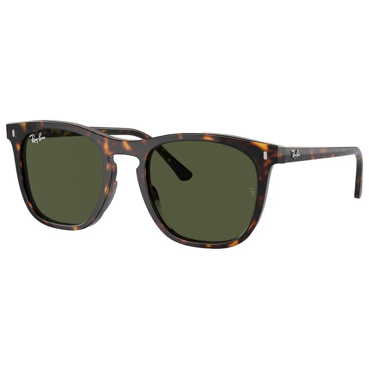 Ray Ban Sonnenbrille RB2210 Polished Havana Green G-15 Präsentation
