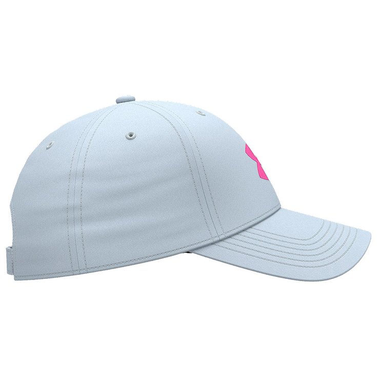 Under Armour Casquettes Golf96 Hat Gray Mist Rebel Pink Profil