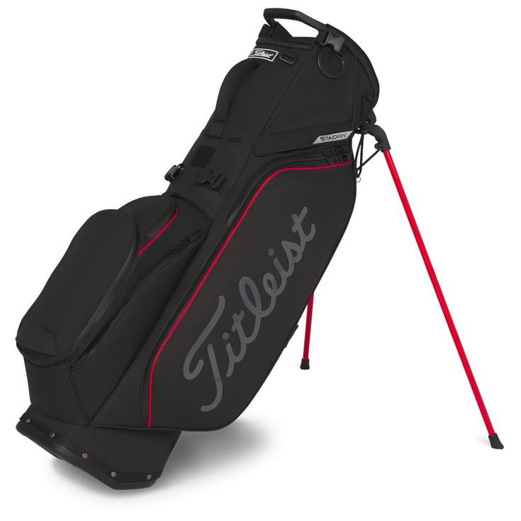 Titleist Sacs trepied serie Players S5 Stadry Black Red Graphite Présentation