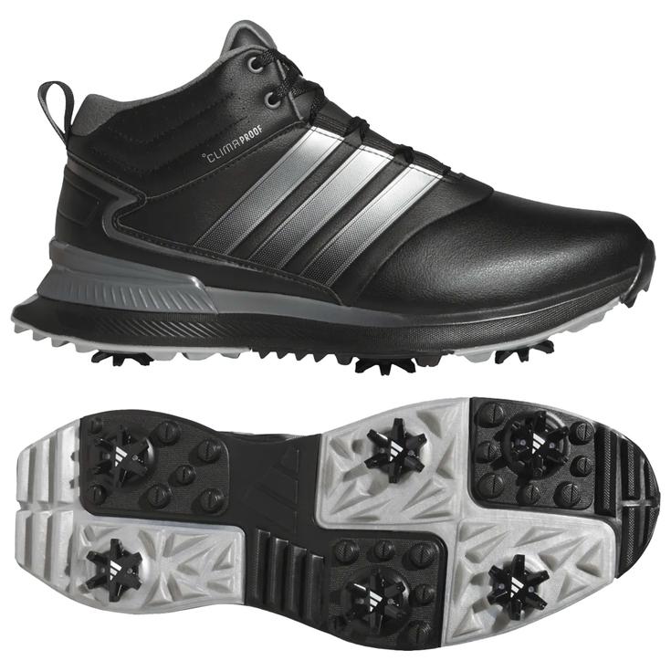 adidas Chaussures avec spikes R2C Midcut Climaproof Wide Black Iron Silver Présentation