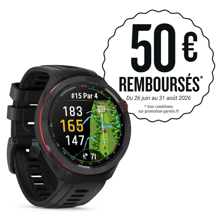 Garmin Montres GPS Approach S70 47mm Noir Présentation