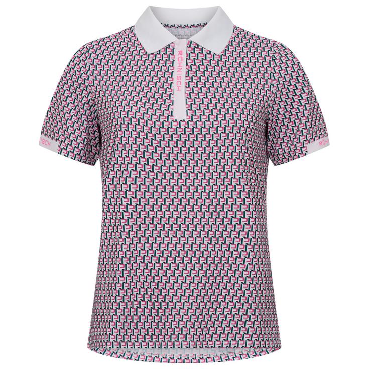 Rohnisch Polohemde Abby Poloshirt Logo Rose Präsentation