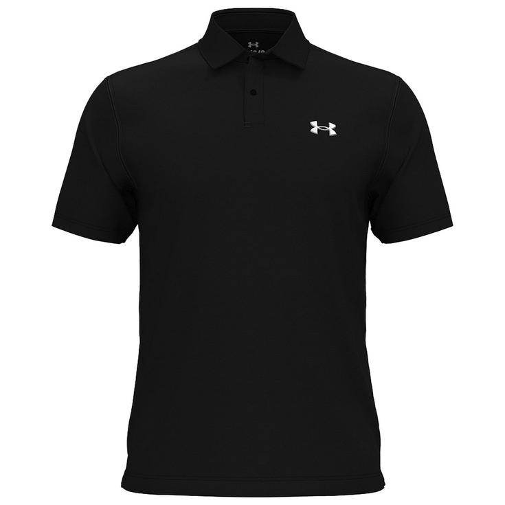 Under Armour Polohemde T2G Pique Polo Black White Präsentation