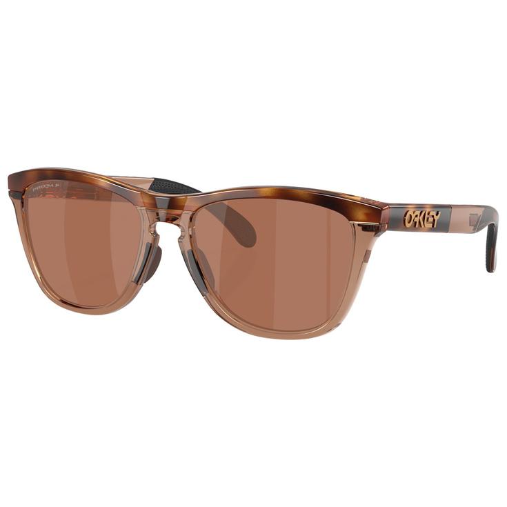 Oakley Sonnenbrille Frogskins Range XL Brown Tortoise Prizm Tungsten Polarized Präsentation