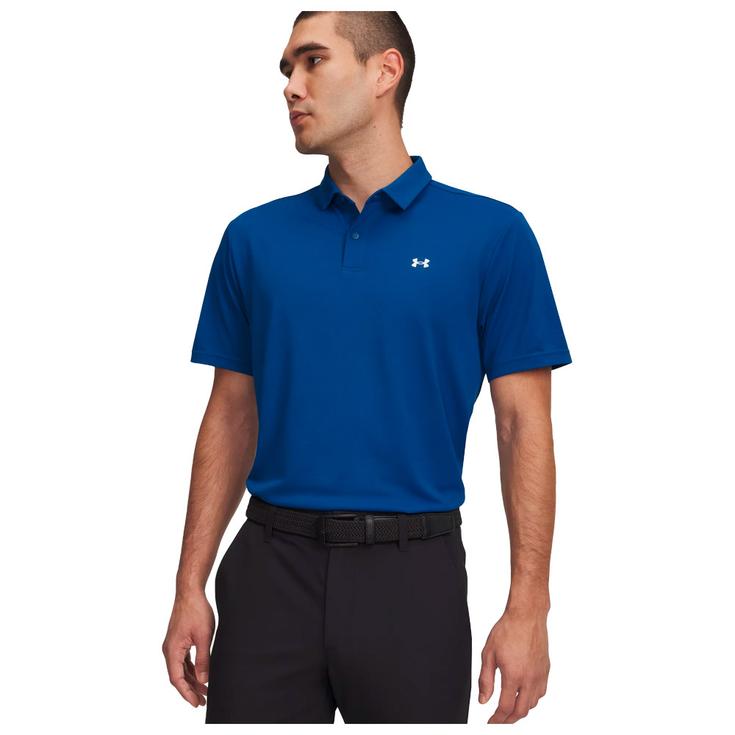 Under Armour Polohemde T2G Pique Varsity Blue White Präsentation