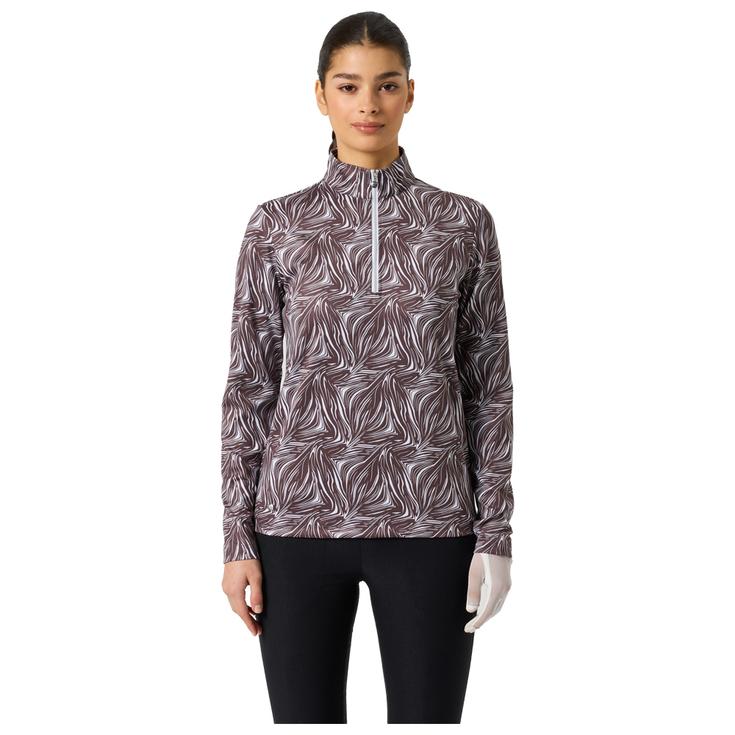 Daily Sports Print Peached Half Neck Zebra 