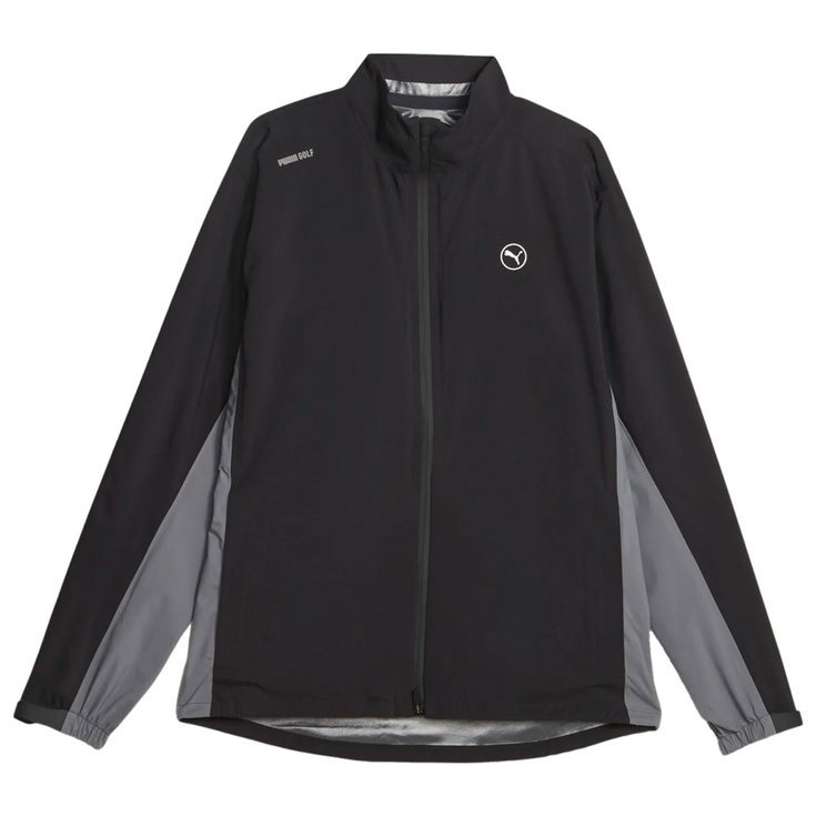 Puma Golf Regenjacke Rain Jacket Black Slate Sky Präsentation