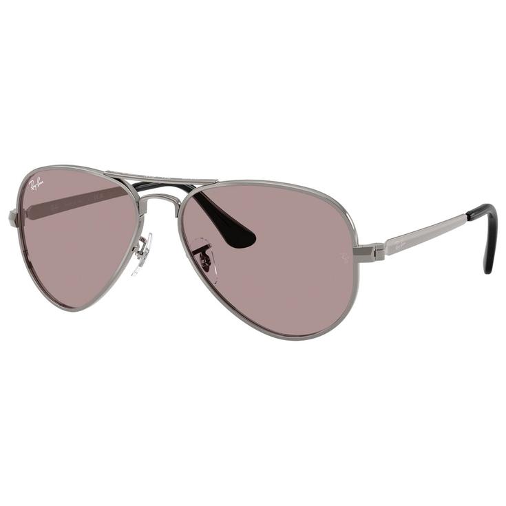 Ray Ban RB3925 Aviator Max Summer Capsule Polished Gunmetal Purple 