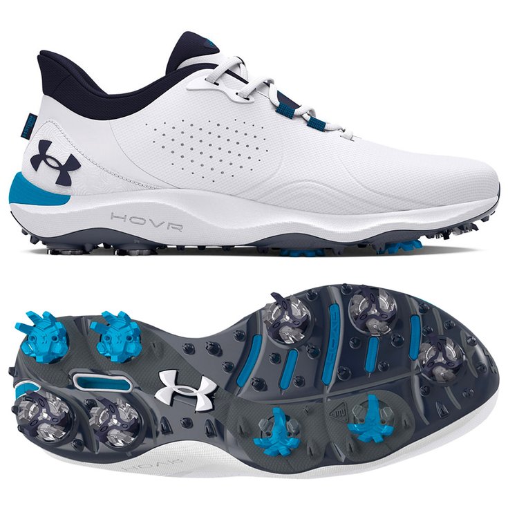 Under Armour Drive Pro Wide White Capri Midnight Navy 