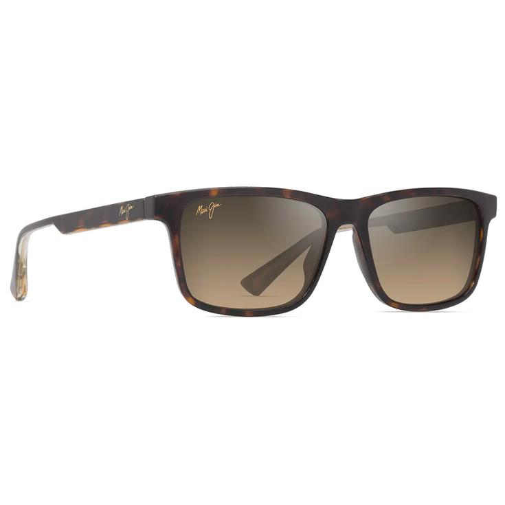 Maui Jim Sonnenbrille Okina Shiny Dark Havana Bronze Hcl Minéral Superthin Präsentation
