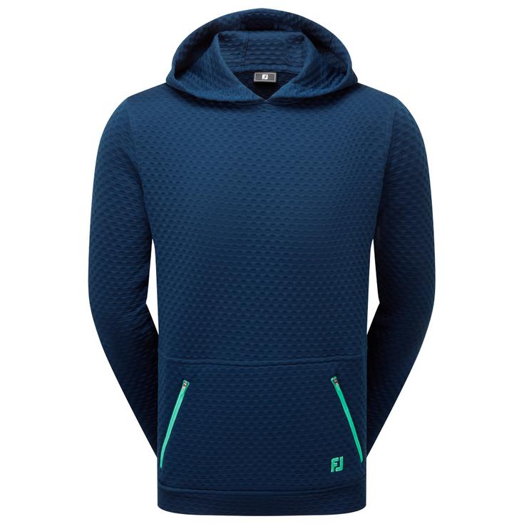 Footjoy Pullover Textured Knit Navy Präsentation