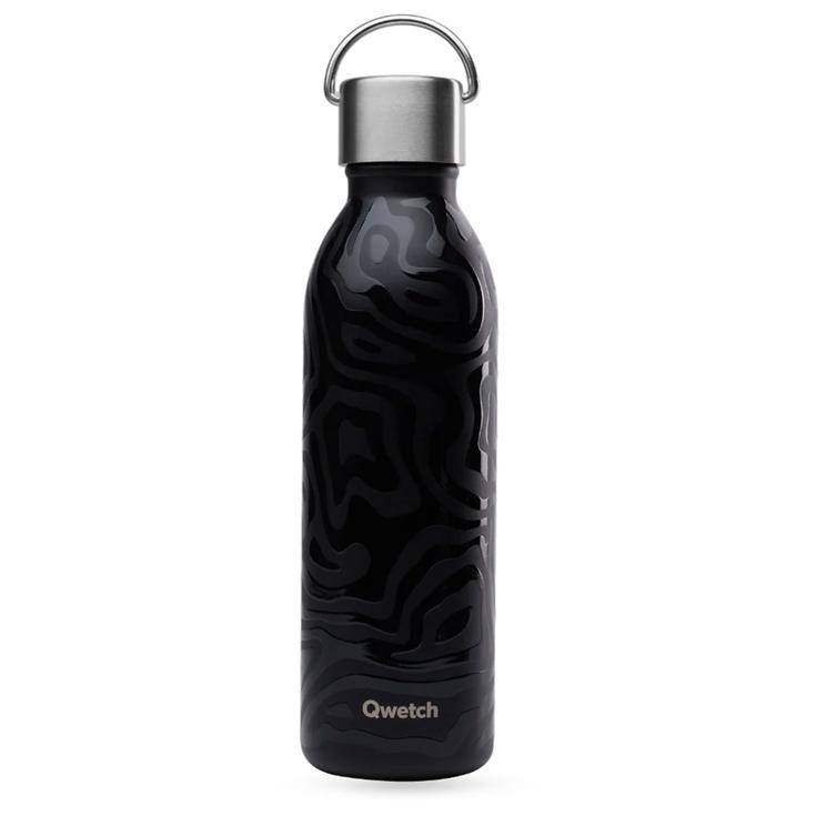 Qwetch Gourde Active 600ml Camo Noir Présentation