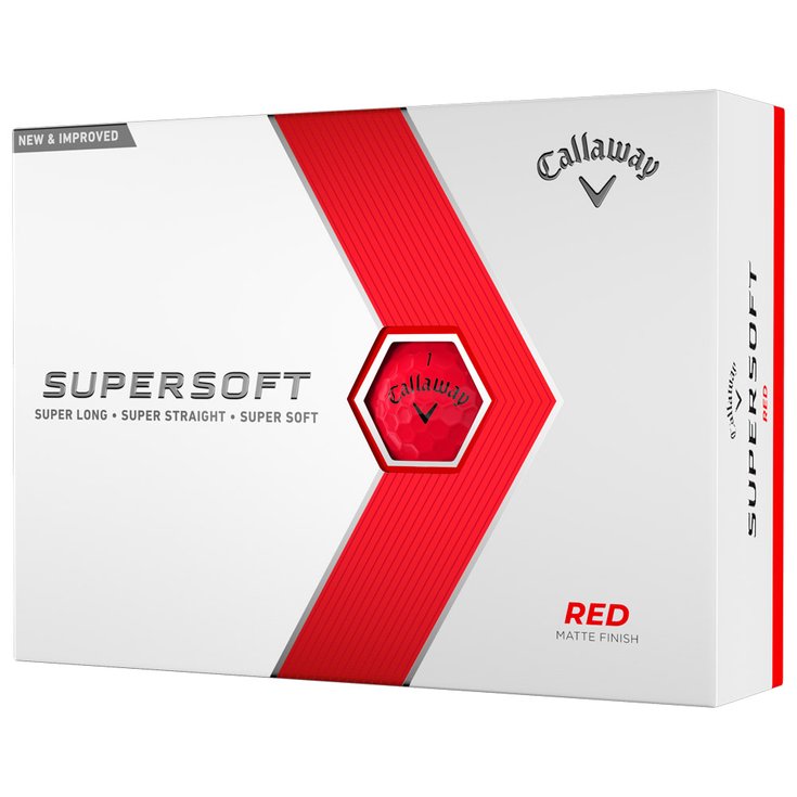 Callaway Golf Neue Golfbälle Supersoft Red Präsentation