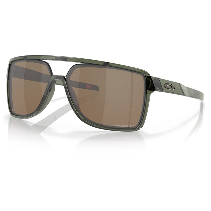 Oakley Sonnenbrille Castel Olive Ink Prizm Tungsten Polarized Präsentation