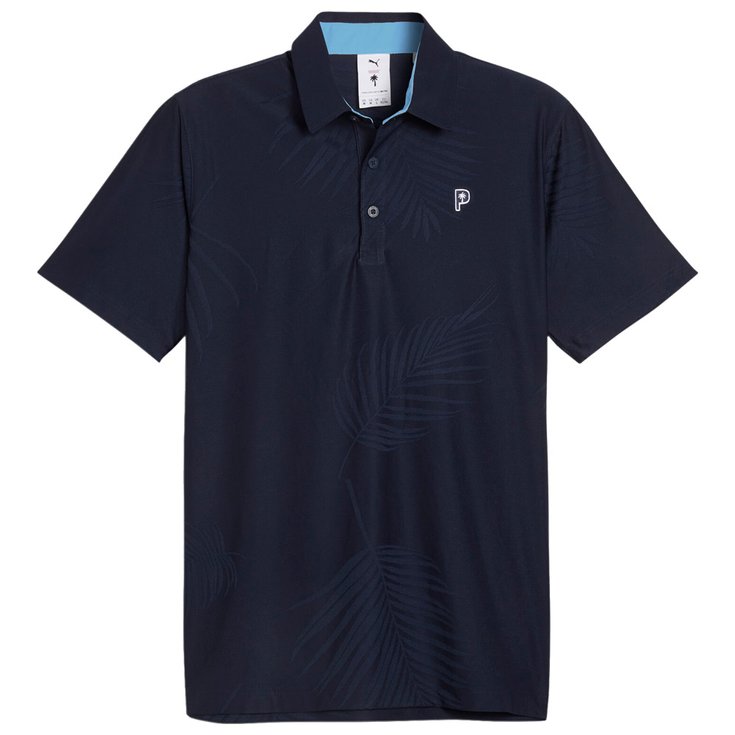 Puma Golf Polohemde Puma X Ptc Jacquard Polo Deep Navy Präsentation