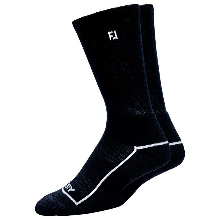 Footjoy Chaussettes Prodry Crew W Black Présentation