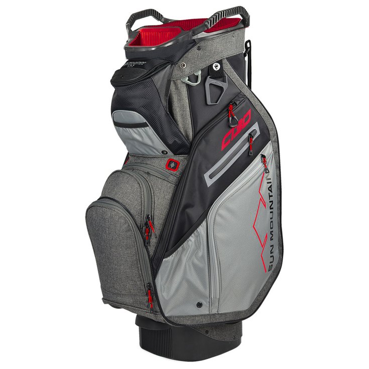 Sun Mountain Cartbag (Komplettsatz) C-130 Black Grey Red Präsentation