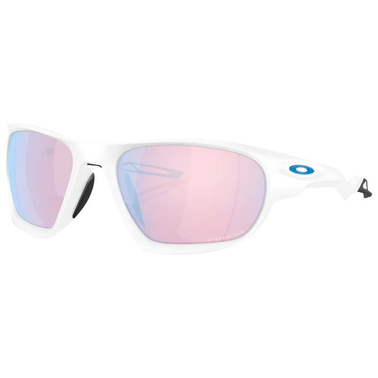 Oakley Sonnenbrille Lateralis Matte White Prizm Snow Sapphire Präsentation