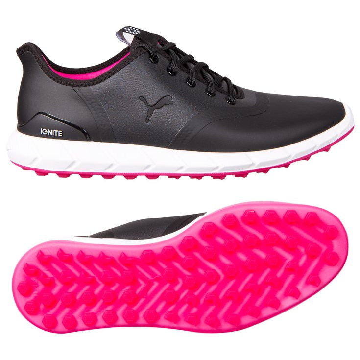 Puma Golf Chaussures sans spikes Ignite Statement Low Black Black Présentation