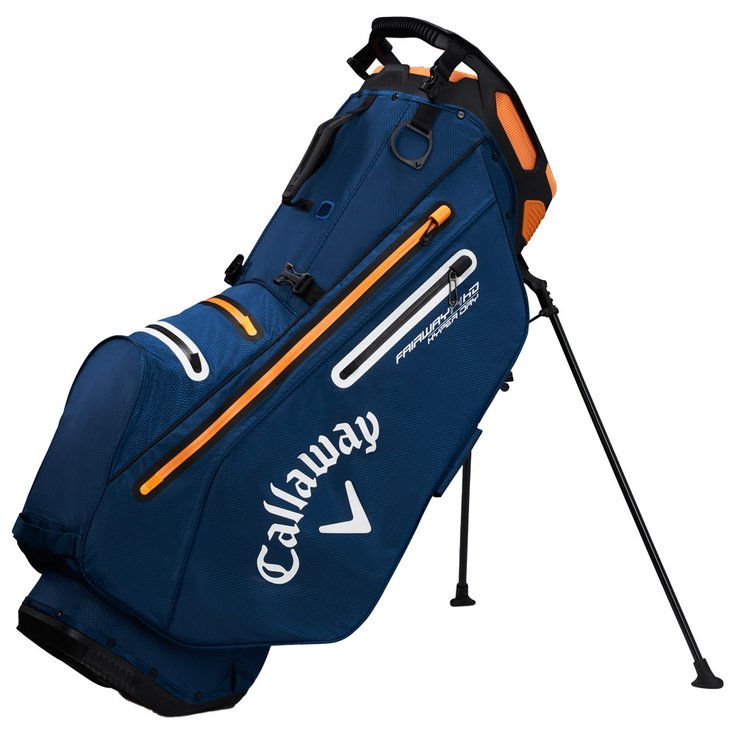 Callaway Golf Standbag (Komplettsatz) Fairway 14 HD Stand Slate Orange Präsentation