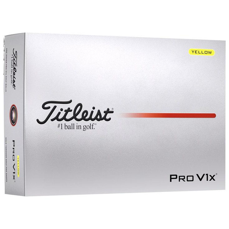 Titleist Neue Golfbälle Pro V1x Yellow Präsentation