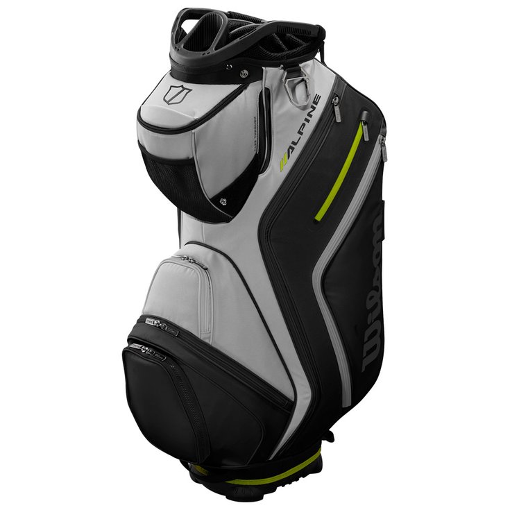 Wilson Staff Cartbag (Komplettsatz) Alpine Cart Light Grey Black Präsentation