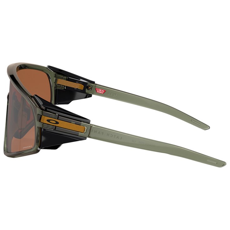 Oakley Sonnenbrille Latch Panel Olive Ink Prizm Tungsten Profilansicht
