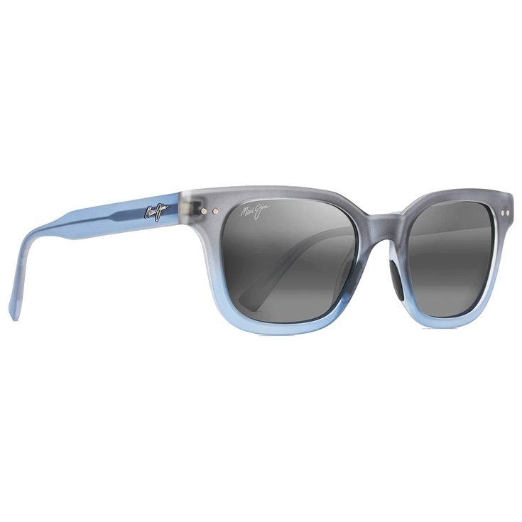 Maui Jim Sonnenbrille Shore Break Gris Bleu Translucide Mat Gris Neutre Minéral SuperThinM Präsentation