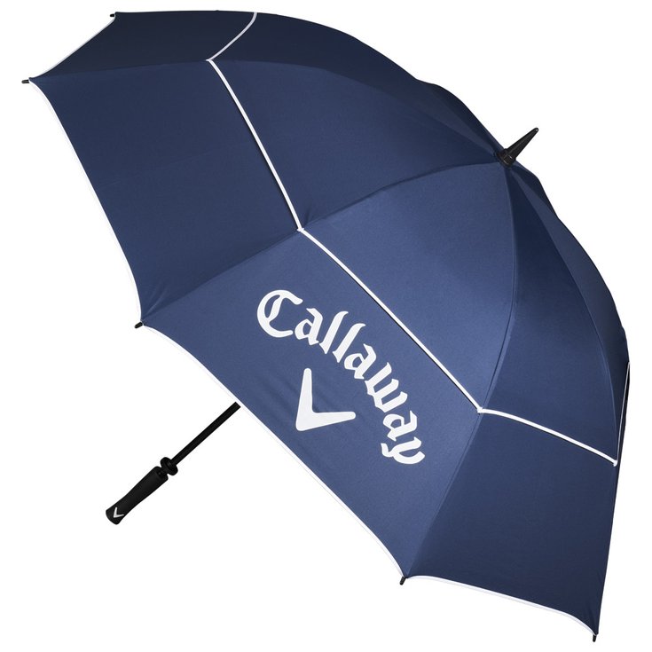 Callaway Golf Regenschirm Shield 64 Umbrella Navy White Präsentation