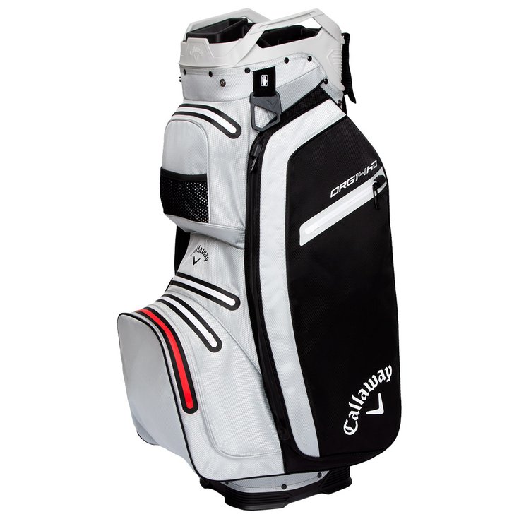 Callaway Golf Cartbag (Komplettsatz) ORG 14 HD Black Charcoal Red Präsentation