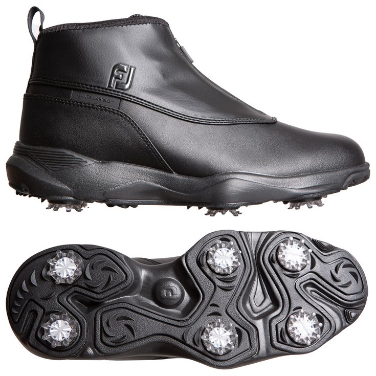 Footjoy Chaussures avec spikes Stormwalker Zip Black Shroud Présentation
