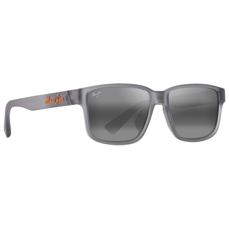 Maui Jim Sonnenbrille Kuniahi Asian Fit Matte Transparent Grey Neutral Grey MauiPure Präsentation