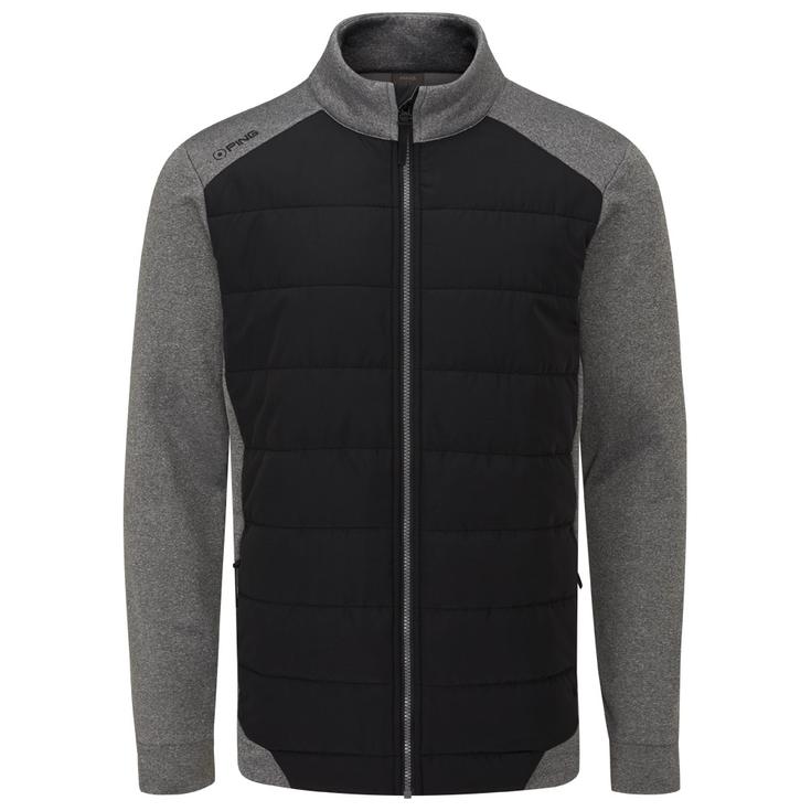 Ping Jacke Aiden Jacket Asphalt Marl Black Präsentation