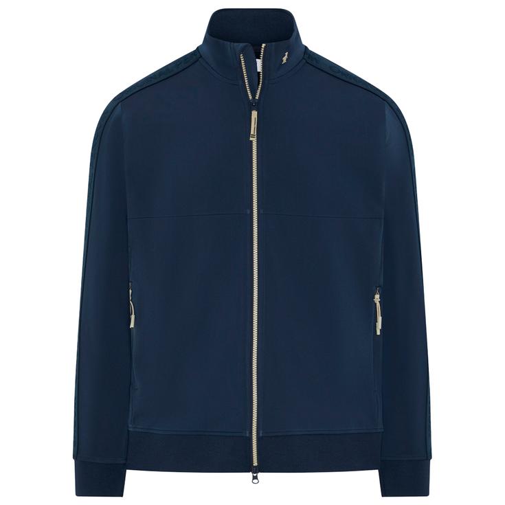 Original Penguin Veste Midweigh Full Zip Mix Media Thermal Black Iris Présentation