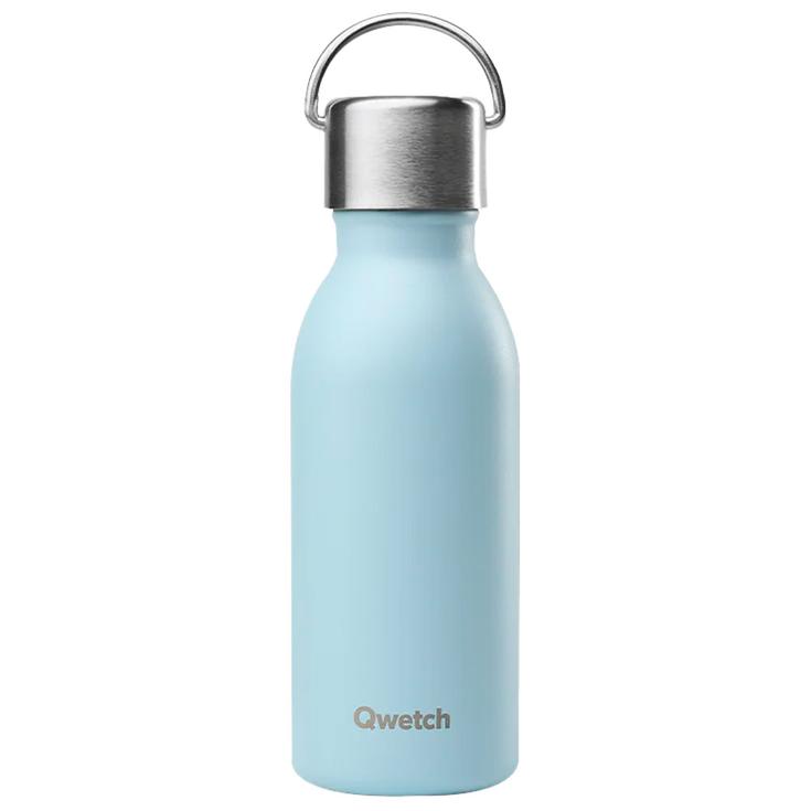 Qwetch Trinkflasche Active 350 ml Matt Pastel Bleu Präsentation