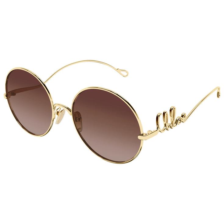 Chloé Lunettes de soleil CH0372S Iconic 001 Gold Présentation