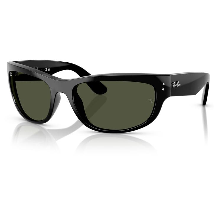 Ray Ban Sonnenbrille RB2289 Mega Balorama Polished Black Green G-15 Präsentation