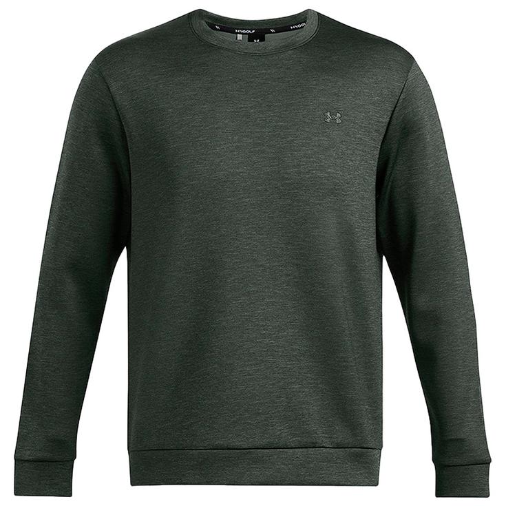 Under Armour Pullover Drive Midlayer Crew Forest Green Präsentation