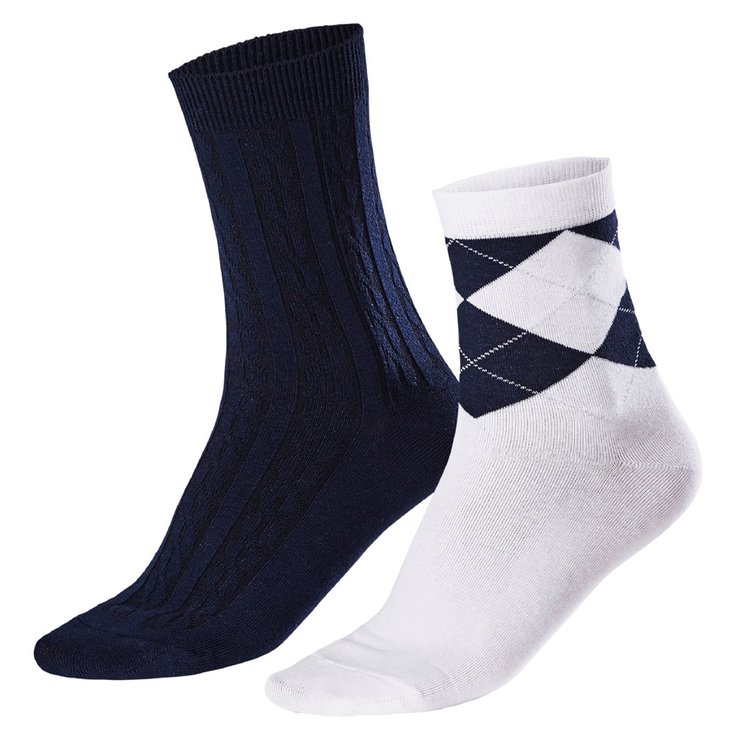 Rohnisch Chaussettes Gyle 2-Pack Socks Indigo Night Présentation