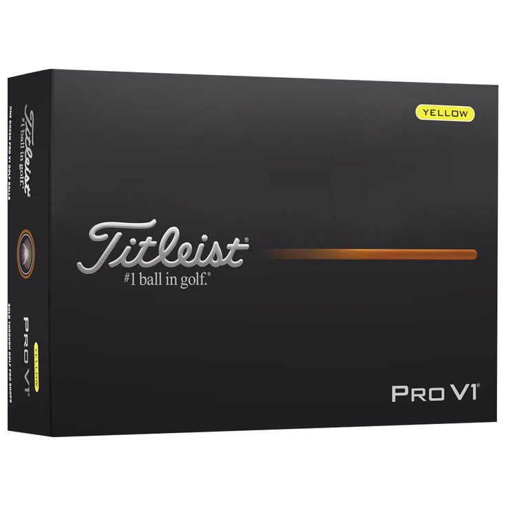 Titleist Neue Golfbälle Pro V1 Yellow Präsentation