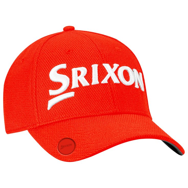 Srixon Cap Ball Marker Orange White Präsentation