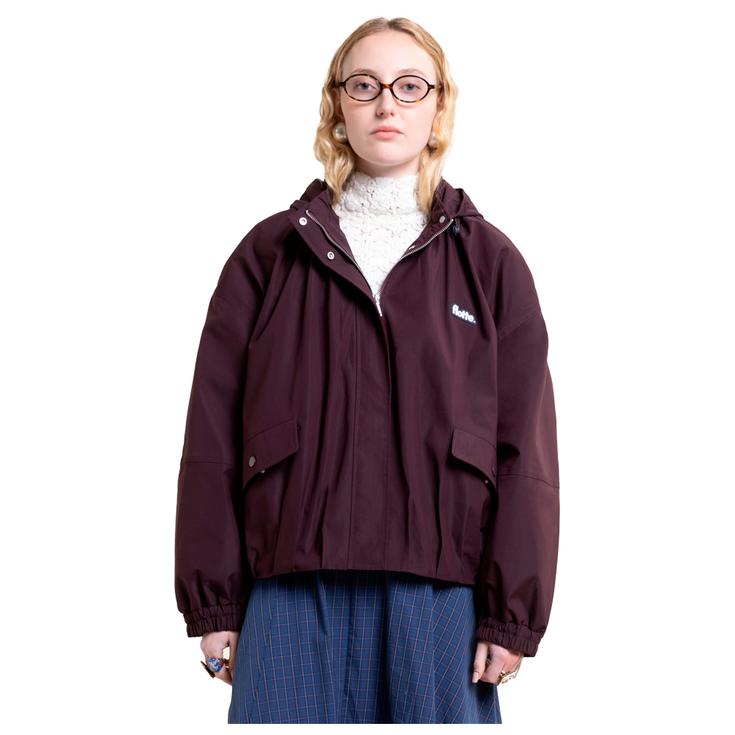 Flotte Blouson Street Garance Kaki Cassis Présentation