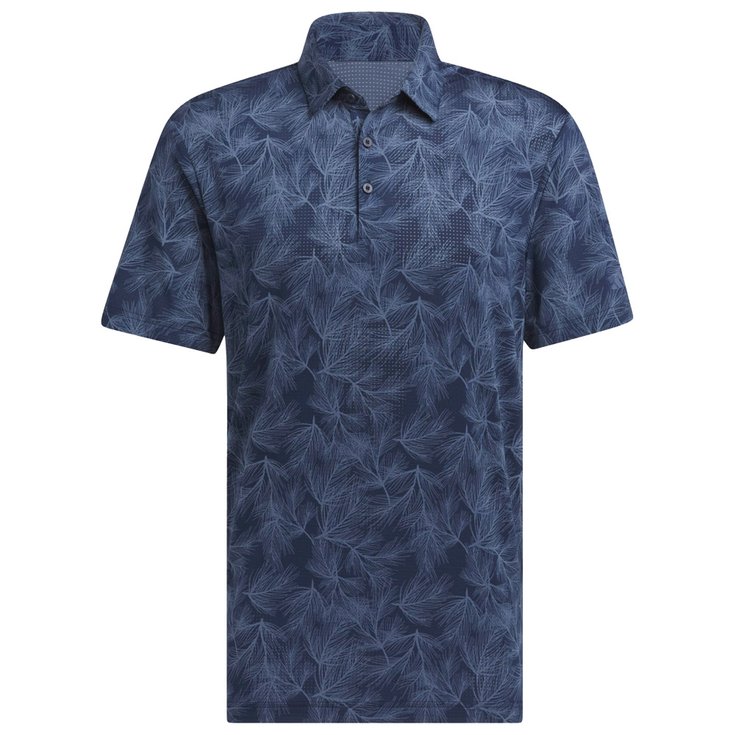 adidas Polohemde Ultimate365 Pine Print Collegiate Navy Preloved Ink Präsentation