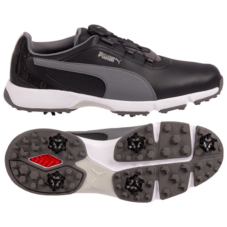 سواحل Chaussures avec crampons Puma Golf Drive Fusion Disc Black سواحل