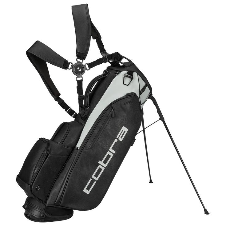 Cobra Standbag (Komplettsatz) Cobra X Vessel Player Tour Stand Black Avalanche Gray Präsentation
