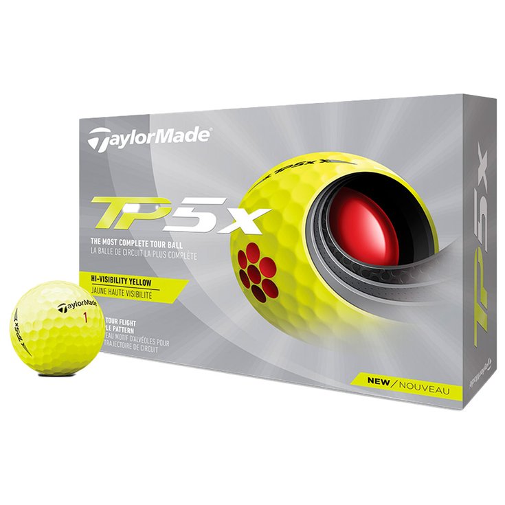 Taylormade Balles neuves TP5x Yellow - Sans Présentation
