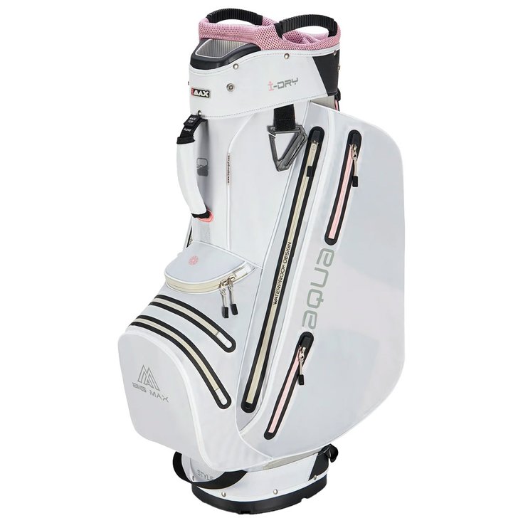 Big Max Cartbag (Komplettsatz) Aqua Style 4 White Pink Präsentation