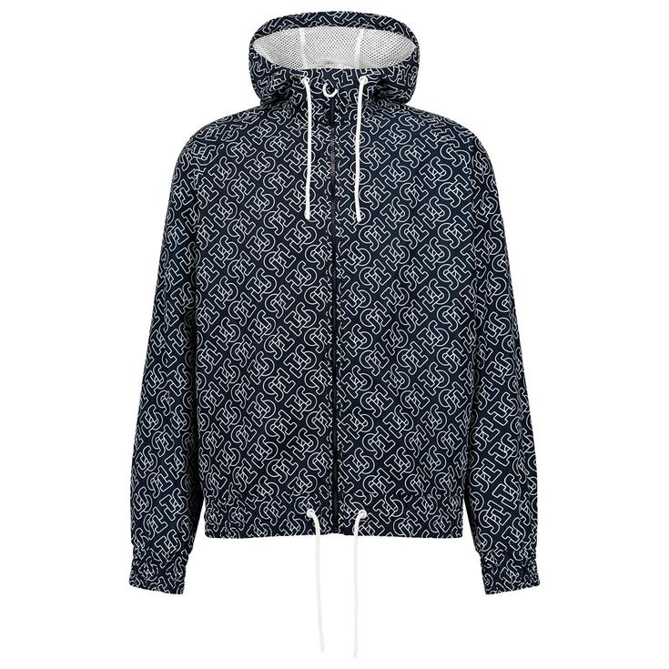 Jott Regenjacke Storm Monogram Mono Navy Präsentation